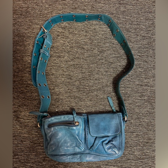Free people blue Fanny pack - Picture 1 of 3